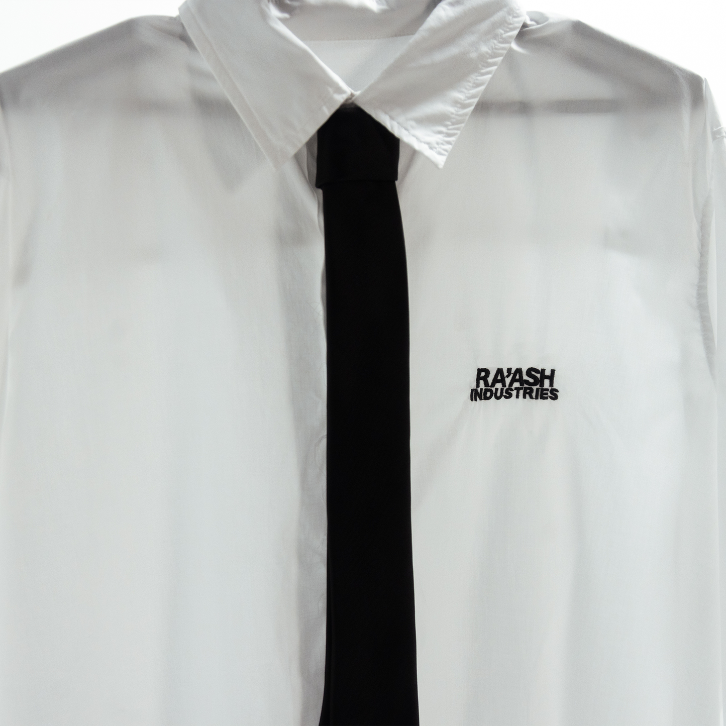 Button up long sleeve shirt + tie